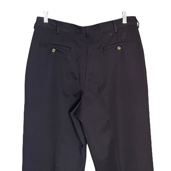 Tommy Hilfiger Navy Flat Front Creased Dress Pants, size 33x32 - Picture 6 of 9